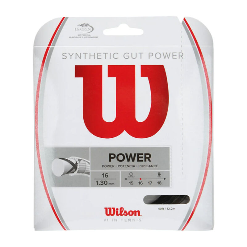 Wilson Synthetic Gut Power 16 Tennis String image number 0